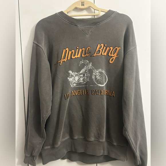 Anine Bing Ramona Crewneck Sweatshirt, Size Medium, Great Condition!